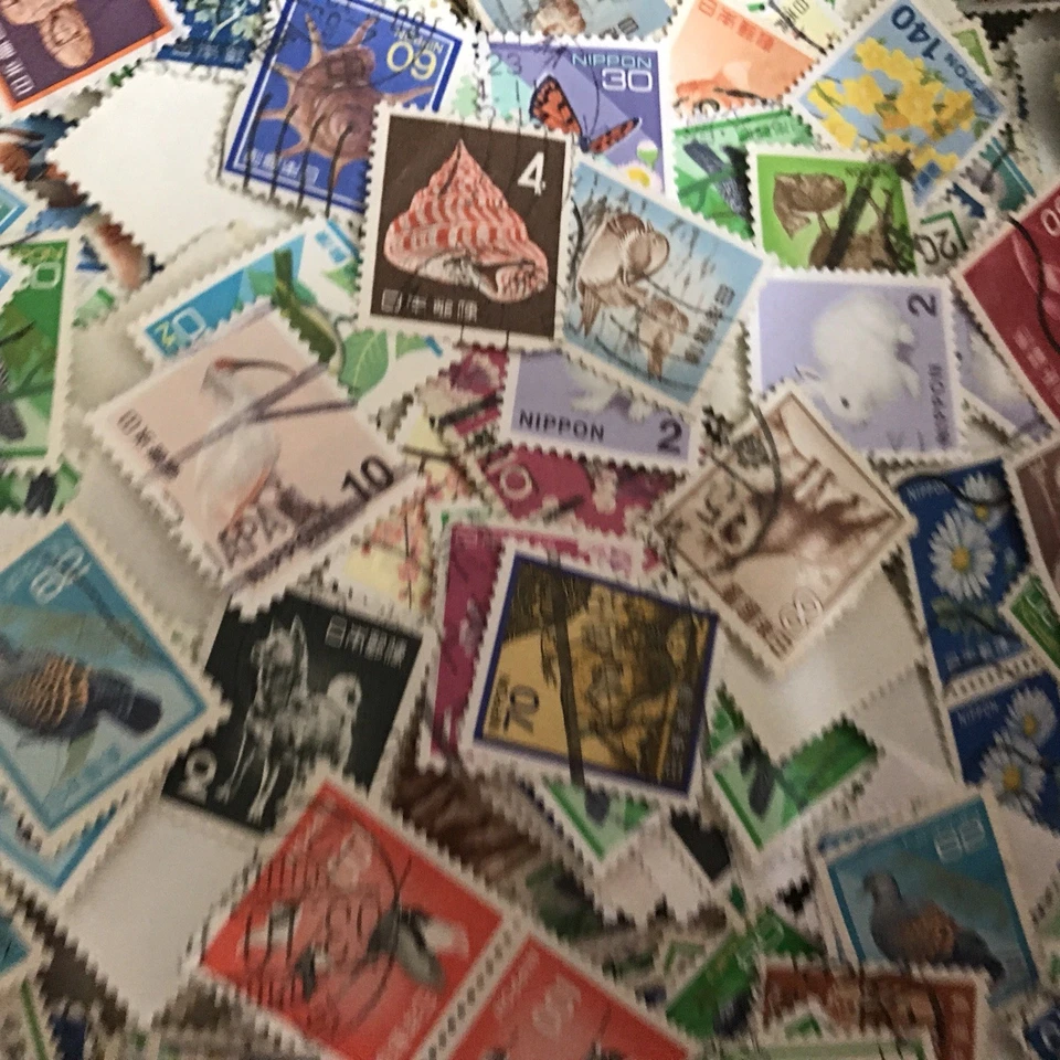 colección sellos japón 1000 sellos franqueo usados Foto 3 de 4
