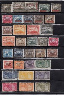 NICARAGUA. 1934 1937. 34 AIRMAIL STAMPS. NH. (647)