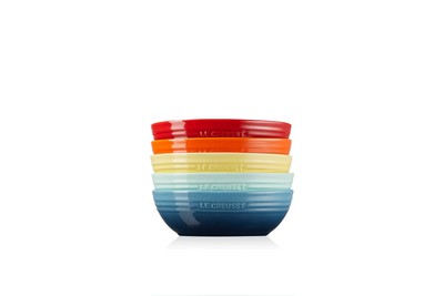 LE CREUSET Oval Serving Bowl 17cm 5枚 Le Creuset Oval Serving Bowl Set of 5 17cm Rainbow Dishwasher