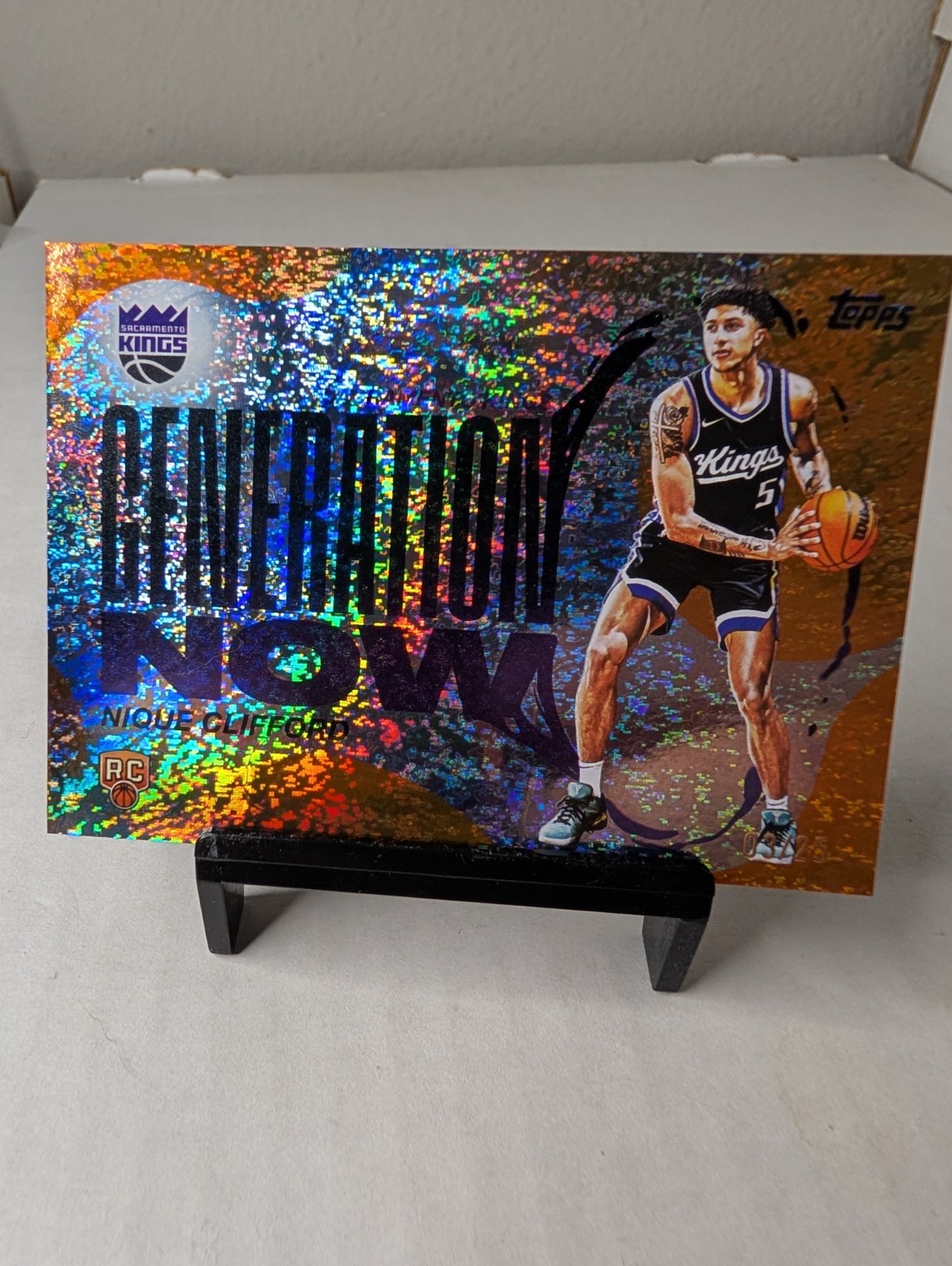 2025-26 Topps NBA - Nique Clifford (RC) -Generation Now Orange 3/25