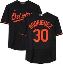 Grayson Rodriguez Baltimore Orioles Signed Black Nike Replica Jersey