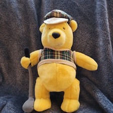 Walt Disney World Winnie the Pooh GOLFER PLUSH MousekeToys Plush w/Tag