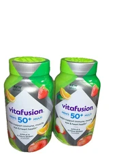 (2)Vitafusion Men's 50+ Daily Multivitamin, Gummy Vitamins,  Ex 12/2025