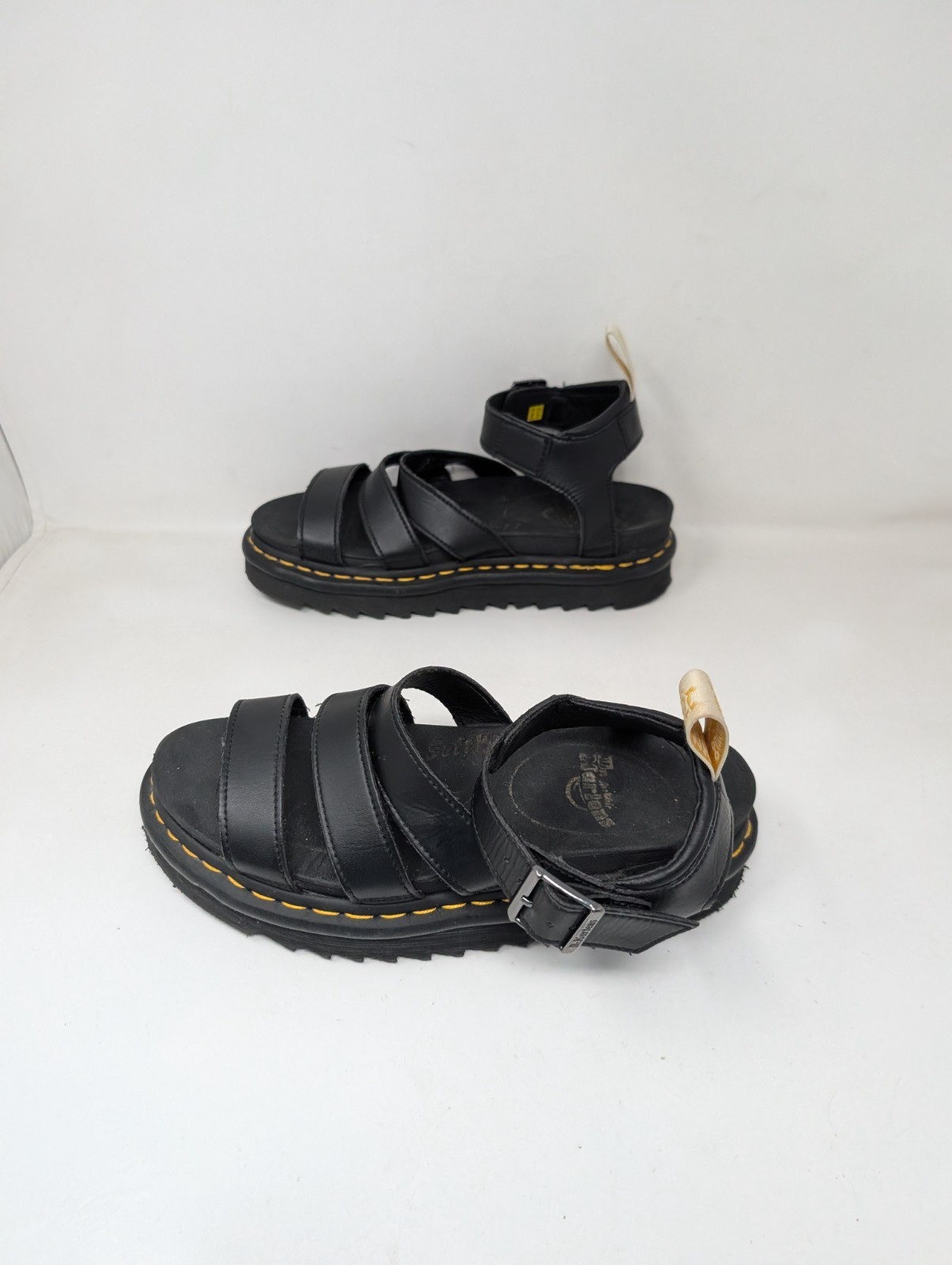 Dr. Martens V Blaire Black Vegan Sandals Women's 8 US - Gem