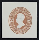 CKStamps: US Cut Square Stamps Collection Scott#U140 Unused H NG