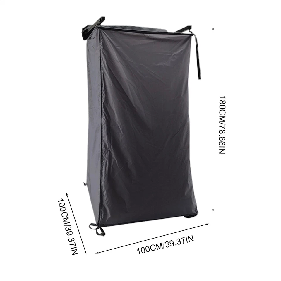 Carpa de ducha lateral para automóvil RV cabina de ducha exterior camping refugios de privacidad  Foto 2 de 4