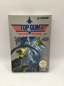 Top Gun The Second Mission Nintendo NES Game KONAMI PAL