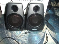 Logitech Z130 2 Piece  Stereo Speakers W Adap...