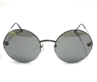 Cartier Panthére De Cartier CT0022S 001 Black Round Lens Sunglasses
