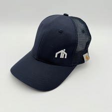 Carhartt Trucker Hat Adult One Size Navy Mesh Back Adjustable Snapback Cap