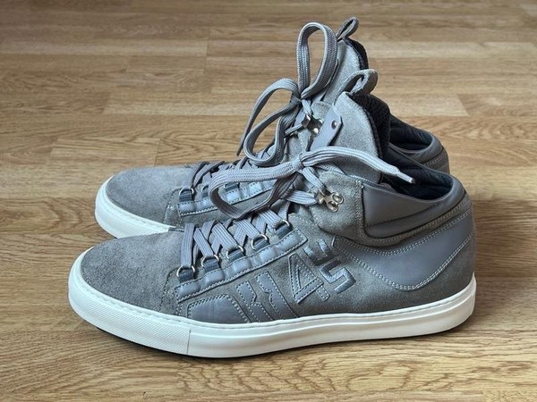 Men Cesare Paciotti Boots Grey Suede 43