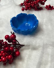 NEW Blue Resin Trinket Bowl