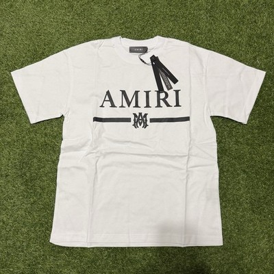 Amiri MA Bar T-Shirt White |  Luxury Streetwear Graphic Tee | Size S