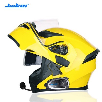 Bluetooth Modular Motorcycle Intercom Helmet With Camera Recorder DOT Approved 