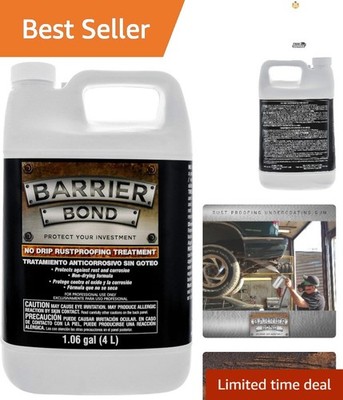 1 Gallon Rust Prevention Coating - Barrier Bond No-Drip Undercoating Gel