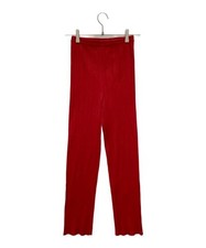 PLEATS PLEASE          pleated pants Red