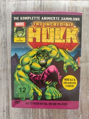 The Incredible Hulk - Die komplette Animierte Sammlung - DVD - guter Zustand 