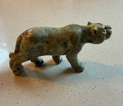 Hartstein Figur Leopard - Shona ? handgeschnitzt