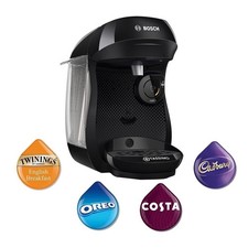 Image of Tassimo Happy Friendly Hot Drinks Costa Coffee Machine Black TAS102EGB Bosch