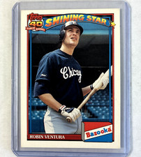 1991 Topps Bazooka Shining Stars #15-  Robin Ventura