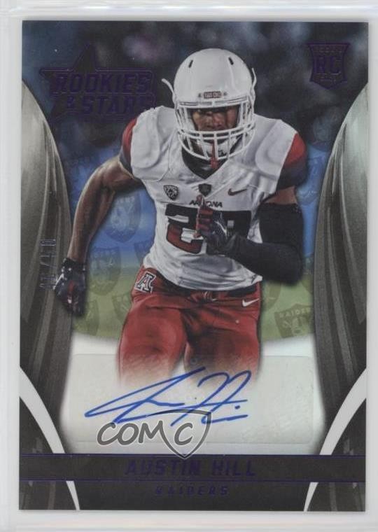 2015 Panini Rookies & Stars Longevity Team Logo 40/50 Austin Hill Auto RC fm0