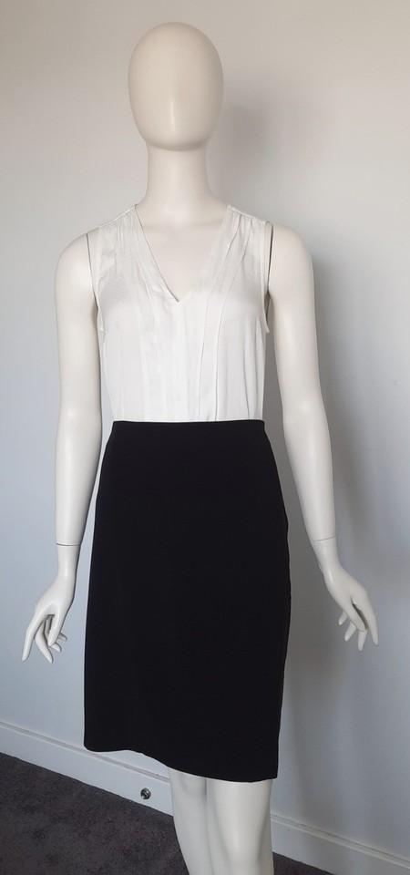Tokito Straight Skirt Womens 14 Black Lightweight Workwear