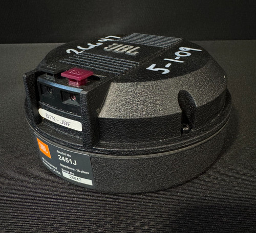 JBL 2451J Neodymium High Frequency Compression Driver, 16 Ohm