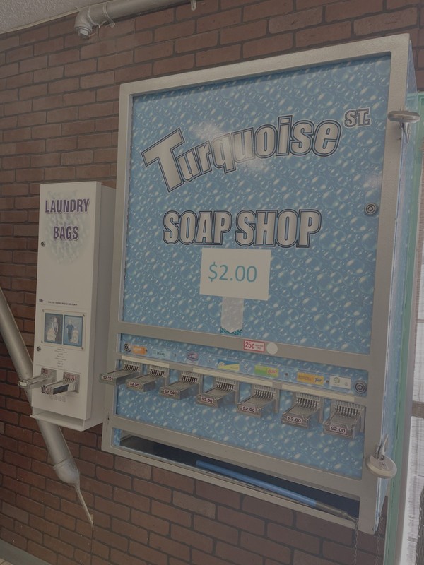 Vend-Rite manual vending machines with guard for laundromat. Great condition!