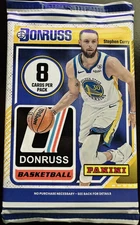 2024/25 Panini Donruss Basketball 8 Card Retail Pack - New, Sealed