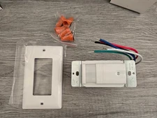 Everelectrix 4-Pack Motion Sensor Light Switch, Neutral Wire Required, Single Po