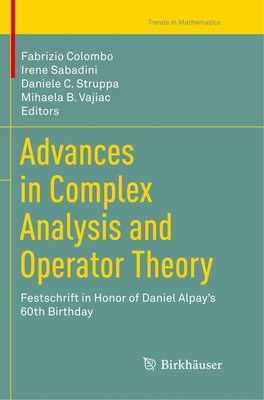 Advances in Complex Analysis and Operator Theory | Fabrizio Colombo (u. a.)