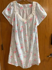 Carole Hochman 100% Cotton Short Sleeve 40" Nightgown Size 2X