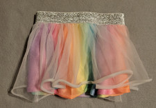 Garanimals Rainbow Glitter Tutu Tulle Skirt Birthday Glam Dress Up Girls 12 M