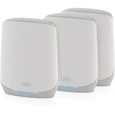 Netgear Orbi RBK763S AX5400 Tri Band WiFi 6 Mesh Router 2 Satellites 7500 SqFt