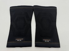 1 Pair Copper Fit Elite Air Compression Knee Sleeve Black S/M Copper Infused