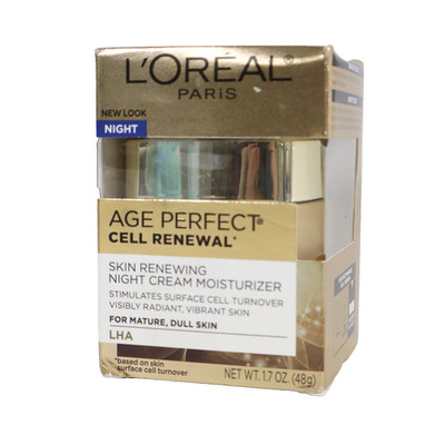 L'Oréal Age Perfect Cell Renewal Skin Renewing Night Cream Moisturizer 1.7 fl oz