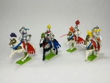 Lot of Vintage Britains Ltd. Deetail 1971 Medieval Knights, Soldiers, Horses