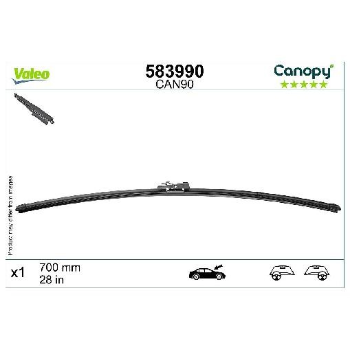 Wischblatt Vorne FüR Ford Kuga DM2 1.5 1.6 2.0 2.5 13 Bis 19 Valeo M2DC B7DA-image