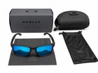 Oakley Holbrook Sunglasses Black Frame Blue Lens With Box, Case