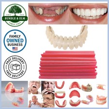DIY Fake Tooth Repair Kit for Partial Full Dentures Clear Flexible Material
