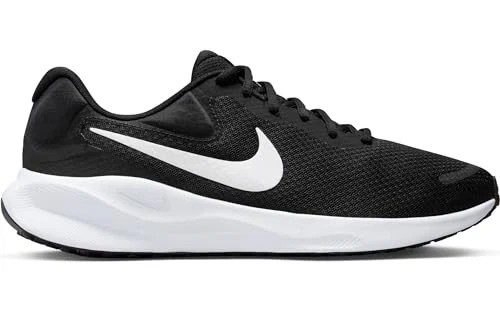 Nike Revolution 7 Running Shoes Black White FB2207-001 Mens  display picture 3