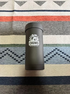 Chums Matte Black Plastic Bottle Cold Storage Holder Rare Outdoor Model Limited