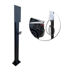 HJSM Cold-Rolled Steel Pedestal -Mounted EV Charger Pedestal for Tesla Chargi...