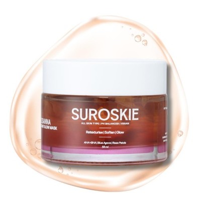 Suroskie Rosanna Rose Instant Glow Face Mask 50Ml