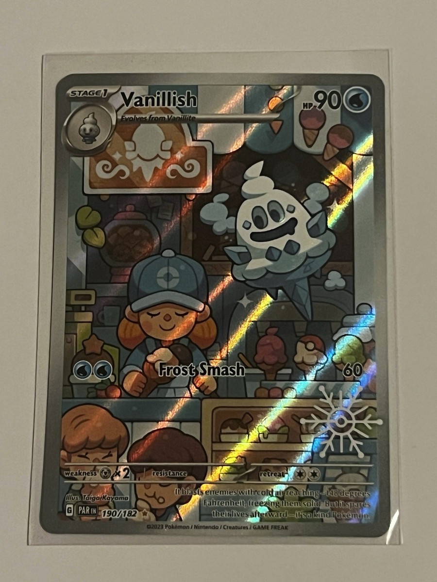 Vanillish (190/182) Holiday 2025 Snowflake Stamp Promo - Pokémon