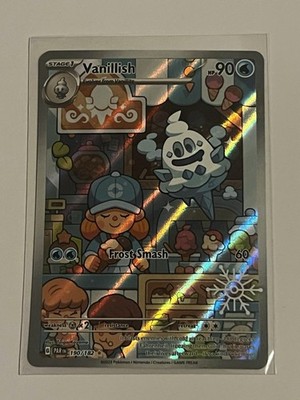 Vanillish (190/182) Holiday 2025 Snowflake Stamp Promo - Pokémon