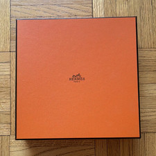 Hermes Orange Square Box w/ Lid