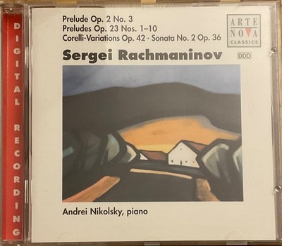 Prelude Op. 2 No. 3, Preludes Op. 23 Nos. 1-10, Corelli-Vari  - Rachmaninov CD