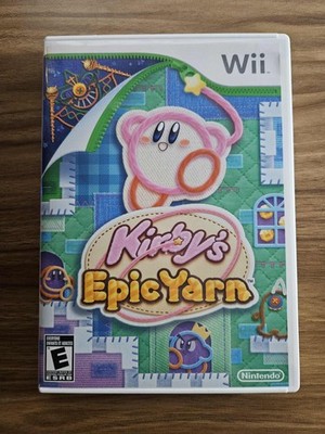 Kirby's Epic Yarn - Nintendo Wii - Complete in Box
