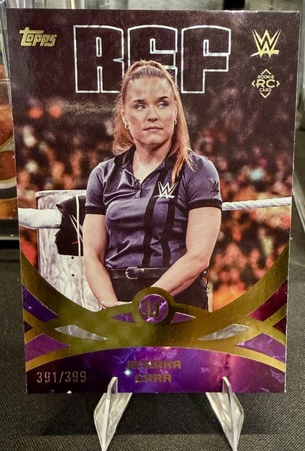 2026 Topps WWE Universe Jessika Carr Peak Performance RC #298 Purple Glass /399